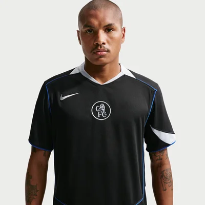 Nike Chelsea 3e Shirt Total 90 2025-2026 zwart zilver blauw