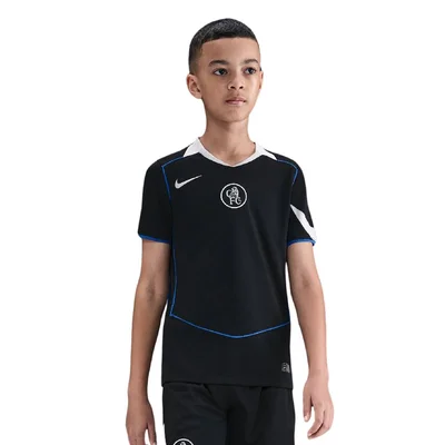 Nike Chelsea 3e Shirt Kids 2025-2026 zwart Total 90