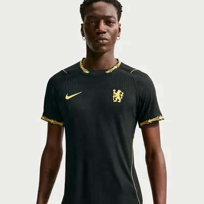 Nike Chelsea Uitshirt Match Authentic 2026-2027 zwart heren
