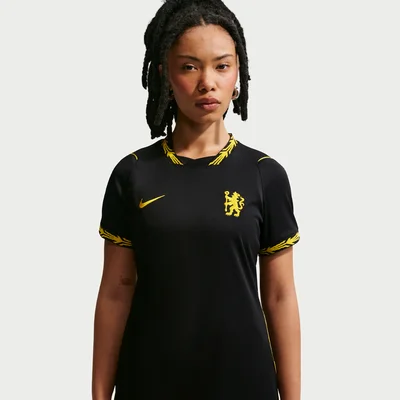 Nike Chelsea Uitshirt Stadium 2026-2027 zwart dames